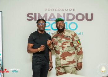 Guinée : le Rappeur Franco-Guinéen Gazo a été reçu en audience par le Général Amara Camara
