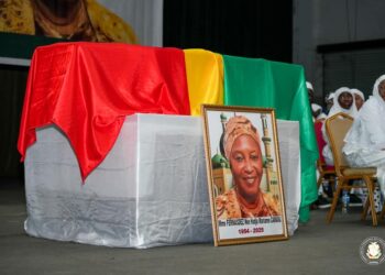 Conakry: Un dernier hommage a été rendu à Hadja Mariama Camara dit Mariam Soguipah, ancienne Ministre du Commerce