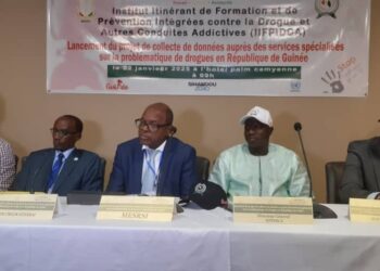 Guinée: Lancement du Projet de Collecte de données sur la problématique de drogues auprès de 214 structures spécialisées à travers le pays, par l&rsquo;IIFPIDCA