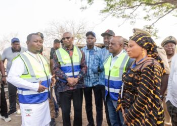 Immersion Gouvernementale à Faranah: Des membres du gouvernement ont évalué des travaux du Village artisanal et inauguré la Cité Niger