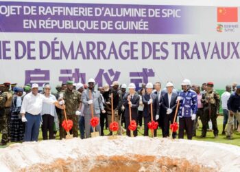 Mines: Lancement des travaux de construction de l&rsquo;usine de raffinerie d&rsquo;alumine à Boffa