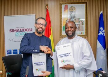 Conakry: Signature d&rsquo;un accord de collaboration entre le Ministère du Travail et de la Fonction Publique et l&rsquo;Ecole Nationale d&rsquo;Administration Publique du Québec