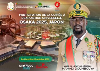 Japon: La Guinée participera à l&rsquo;Exposition Universelle d&rsquo;Osaka 2025, qui se tiendra du 13 avril au 13 octobre 2025