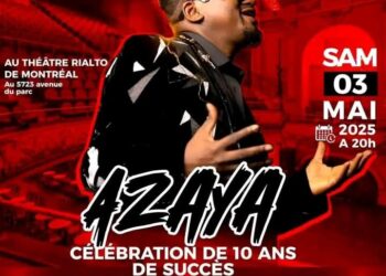 Dernière minute: Le concert de l’artiste Azaya prévu au Canada a été reporté ( Les Productions Tidiane World Music)