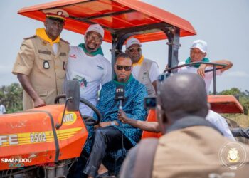Lancement officiel de la campagne agricole 2025: A Boké c&rsquo;est le Ministre de l’Énergie Aboubacar CAMARA qui a présidé la cérémonie