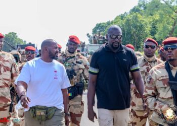 Kankan: Le Général Mamadi Doumbouya est à Nabaya pour célébrer la fête de Tabaski