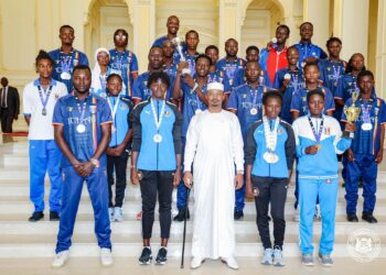 Tchad: Le Président a reçu en audience les athlètes ayant pris part à la première édition des premiers Jeux Scolaires Africains en Alger