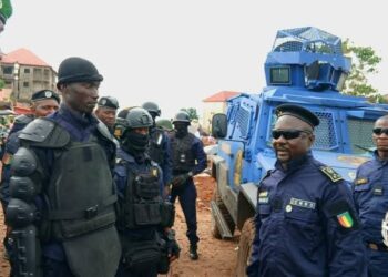 Sécurisation du référendum: le Directeur Général de la Police s&rsquo;assure de l&rsquo;effectivité des dispositifs mis en place dans le Grand Conakry 