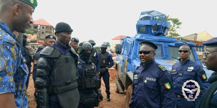 Sécurisation du référendum: le Directeur Général de la Police s&rsquo;assure de l&rsquo;effectivité des dispositifs mis en place dans le Grand Conakry 