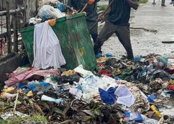 Lutte contre l’insalubrité: dans la commune urbaine de Dixinn 14 personnes ont été prises en flagrant délit de dépôt d’ordures sur la voie publique