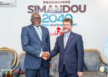 Conakry: rencontre entre le Ministre Mourana Soumah et une délégation de UK Export Finance ( UKEF)