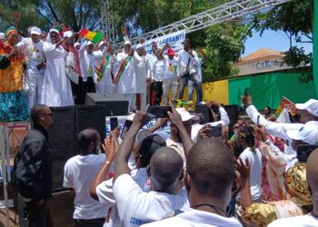 L&rsquo;an 67 de l’indépendance de la Guinée: les autorités communales et citoyens de la commune de Lambanyi passent le message de paix et de cohésion