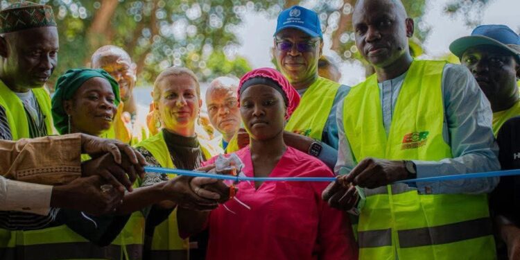 Kindia: inauguration officielle de la centrale de production d’oxygène médical de la région de sise à l&rsquo;hôpital régional Alpha Oumar Diallo