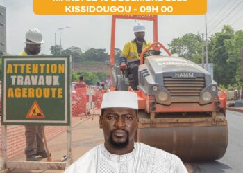 Guinée: lancement des travaux de voiries de Kissidougou et de la route National Kankan-Kissidougou 