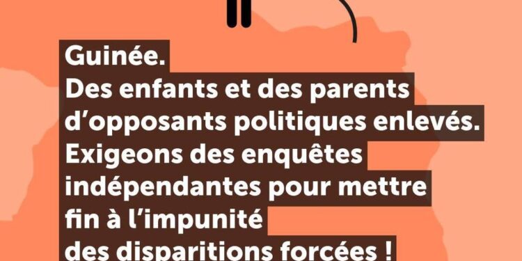 Enlèvements en Guinée: ACAT-France  dresse un bilan sombre et exige des enquêtes indépendantes pour arrêter ces disparitions forcées( Rapport)