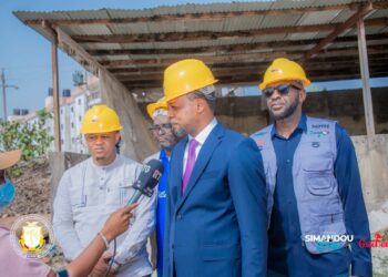 Assainissement: le Ministre Aboubacar Camara a visité l&rsquo;unité de transformation et valorisation des déchets de Sonfonia