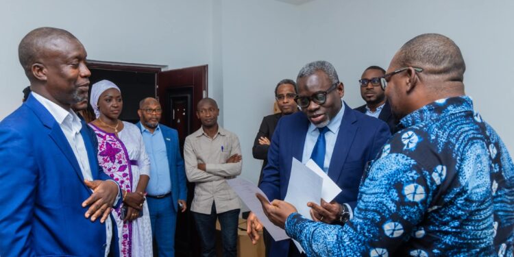 Guinée: le Ministre Mourana Soumah a visité plusieurs agences publiques