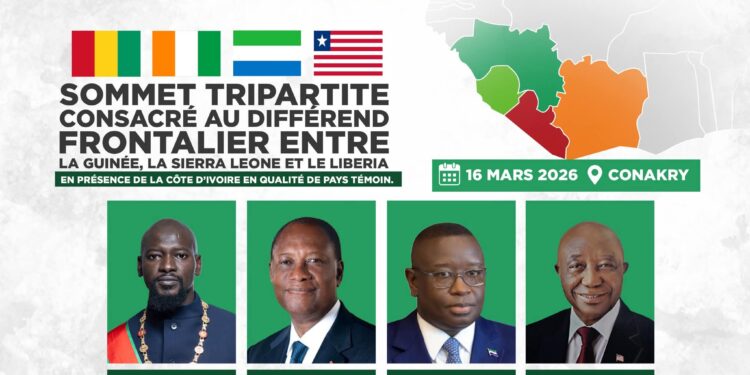 Urgent: un sommet tripartite à Conakry ce lundi pour trancher le différend frontalier guinéo-sierra-léonais-libérien