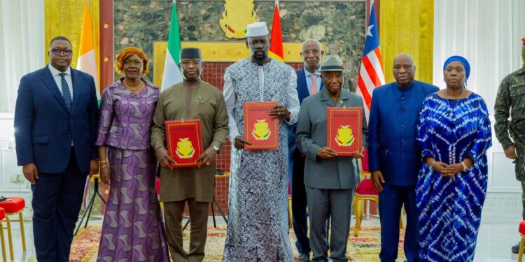 Sommet Mano River Union à Conakry : Leaders de Guinée, Libéria et Sierra Leone s&rsquo;engagent pour la paix frontalière