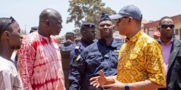 Le Ministre de la Sécurité en mission de terrain pour évaluer les infrastructures policières à Ratoma et Dixinn