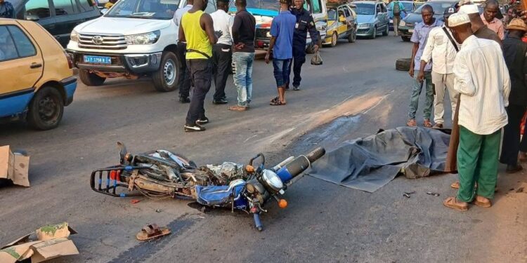 Accident mortel à Coyah : deux morts et un blessé