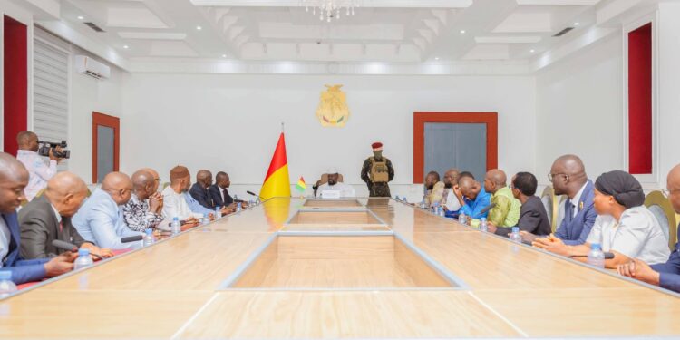 Palais Mohamed V: le Président Mamadi Doumbouya a présidé le Conseil supérieur de la magistrature