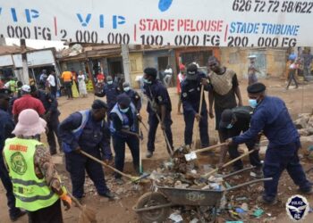 Marché du KM36: la Police mobilisée pour assainir les lieux déguerpis