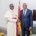 Primature: le Premier ministre a reçu en audience Monseigneur François Sylla, nouvel archevêque de Conakry