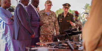 Renforcement des capacités opérationnelles des forces armées guinéennes: le Président Mamadi Doumbouya a présidé la remise des officielle de matériels militaires acquis grâce à la coopération guinéo-russe