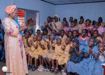 Centre Sogué: visite de la Ministre de la Famille et des Solidarités dans cette école des aveugles et malvoyants
