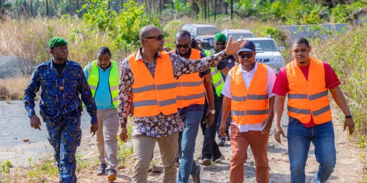Guinée: le Ministre de l&rsquo;Assainissement Aboubacar Camara en visite de terrain sur le site de Baritodé