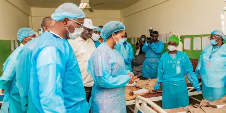 Drame de Kangolia: le Premier ministre au chevet des victimes hospitalisées à l’hôpital Donka