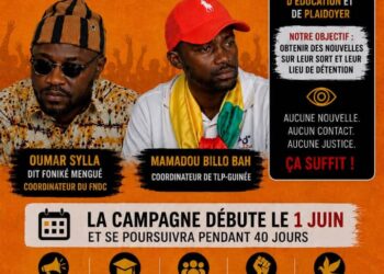 Près de 2ans depuis la disparition de Fonike et Billo:  TLP-Guinée et ses partenaires lancent une campagne de mémoire, de sensibilisation et de plaidoyer….