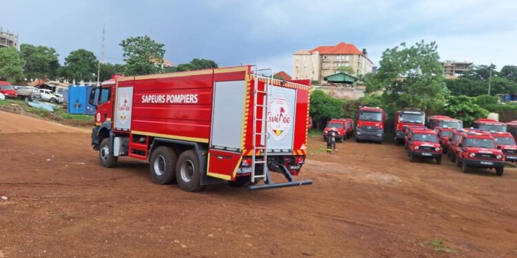 Renforcement des capacités opérationnelles: un nouveau camion d’intervention pour la Protection civile de Kissidougou