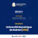 Enseignement supérieur: la Guinée se dote d’une Université Numérique