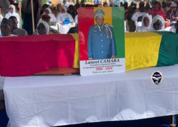 Guinée: la Police Nationale rend un dernier hommage au Contrôleur Général Lanceï CAMARA