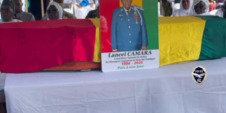 Guinée: la Police Nationale rend un dernier hommage au Contrôleur Général Lanceï CAMARA