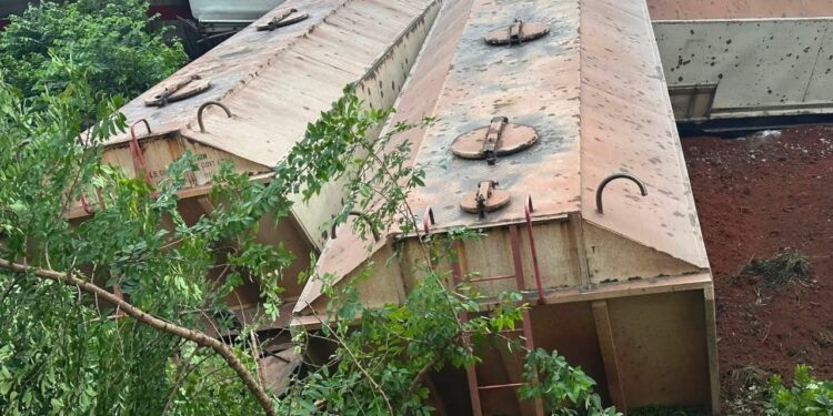 Guinée : un train de la société Rusal déraille à Kagbelen, plusieurs blessés signalés