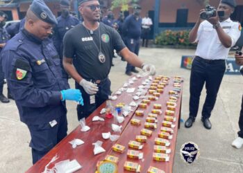 Lutte contre la drogue: la l’Office Central Anti-Drogue a saisi 725g de cocaïne dissimulée dans des contenants de thé à Kipé