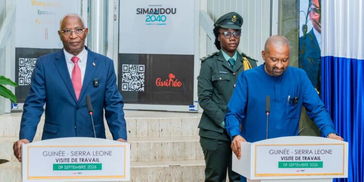 Guinée – Sierra Leone : Renforcement de la coopération et du bon voisinage