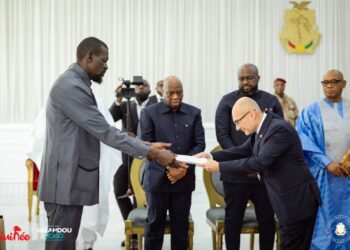 Diplomatie: Dix (10) nouveaux ambassadeurs ont successivement présenté leurs lettres de créance au Président Mamadi Doumbouya