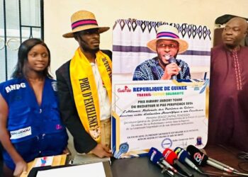 Distinction : Sékou Jamal Pendessa (SPPG) reçoit le Prix d’Excellence Almamy Samory Touré