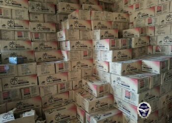 Lutte contre la Chicha: la Police a saisi des milliers de cartons de charbons et accessoires à Conakry et Coyah