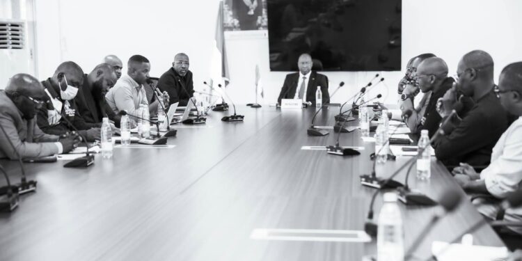 CAN 2032 ou 2036: le Ministre Cellou Baldé mobilise les entreprises autour de la candidature de la Guinée